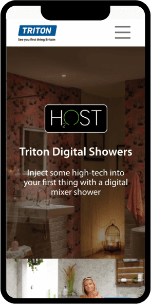 triton showers magento2 mobile case study
